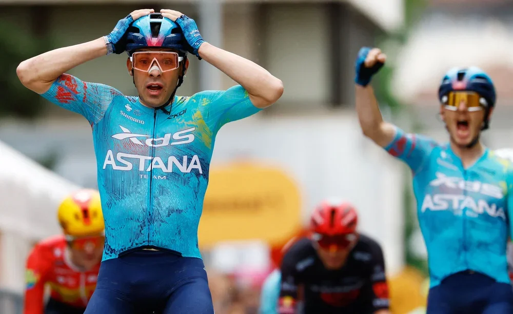 Silva hace historia para Uruguay en el Giro con un Vingegaard peleón